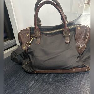 MZ Wallace stylish grey brown bag in good condition!